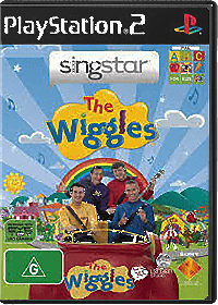 Singstar The Wiggles PAL Playstation 2  box art
